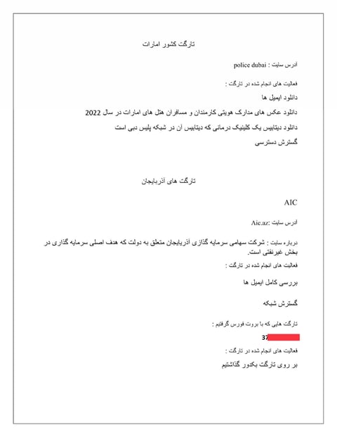 Attack reports